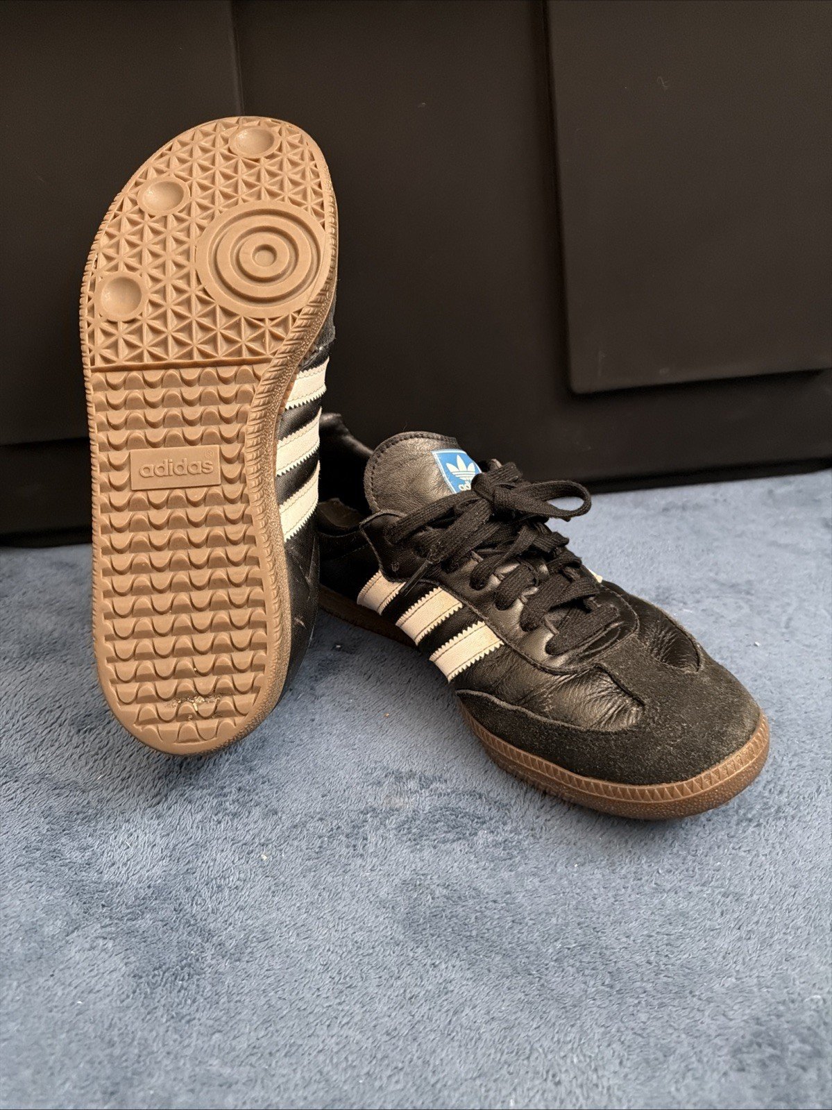 size 10 adidas samba og black gum size 10 adidas samba og black gum