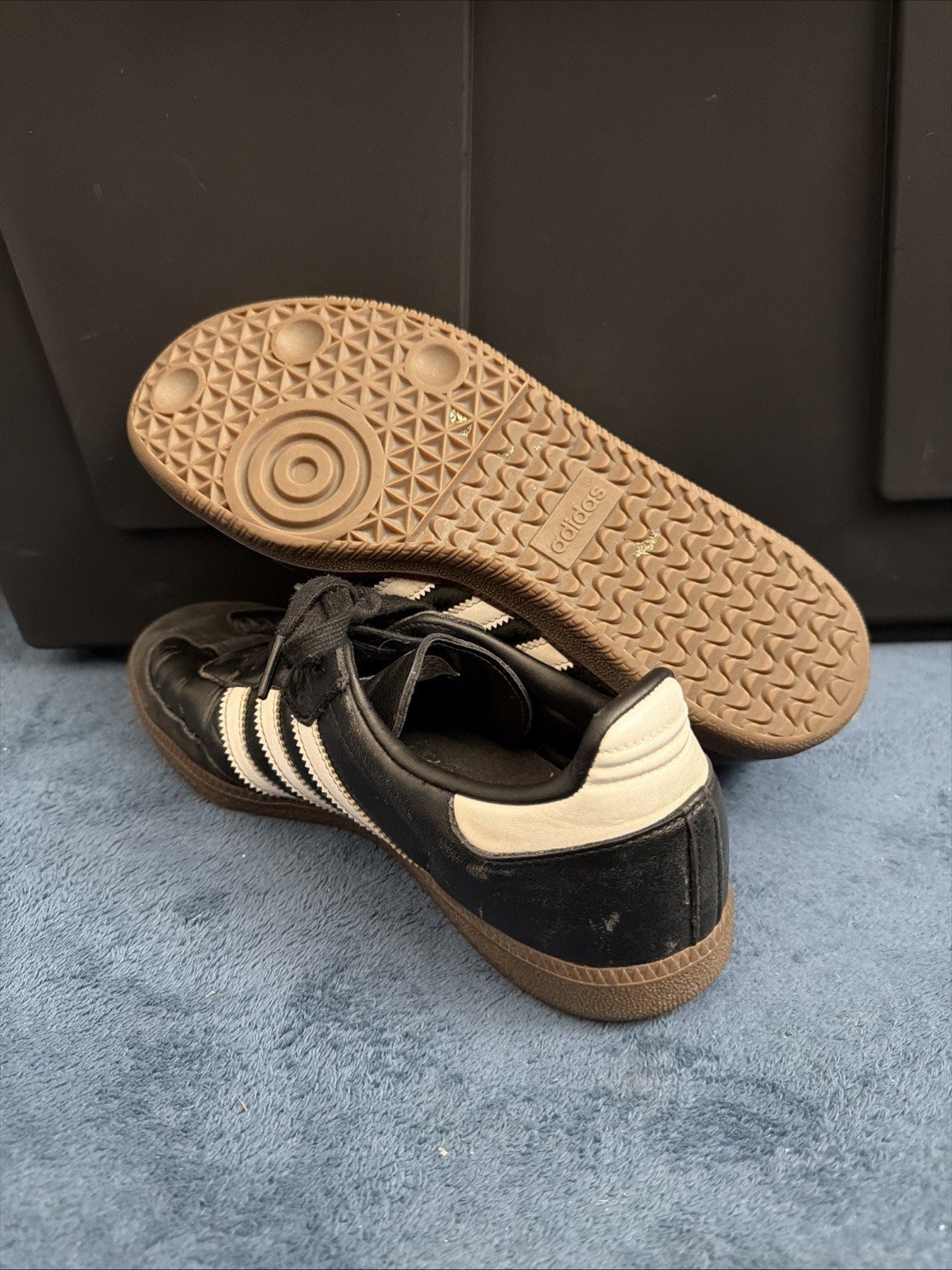 size 10 adidas samba og black gum size 10 adidas samba og black gum