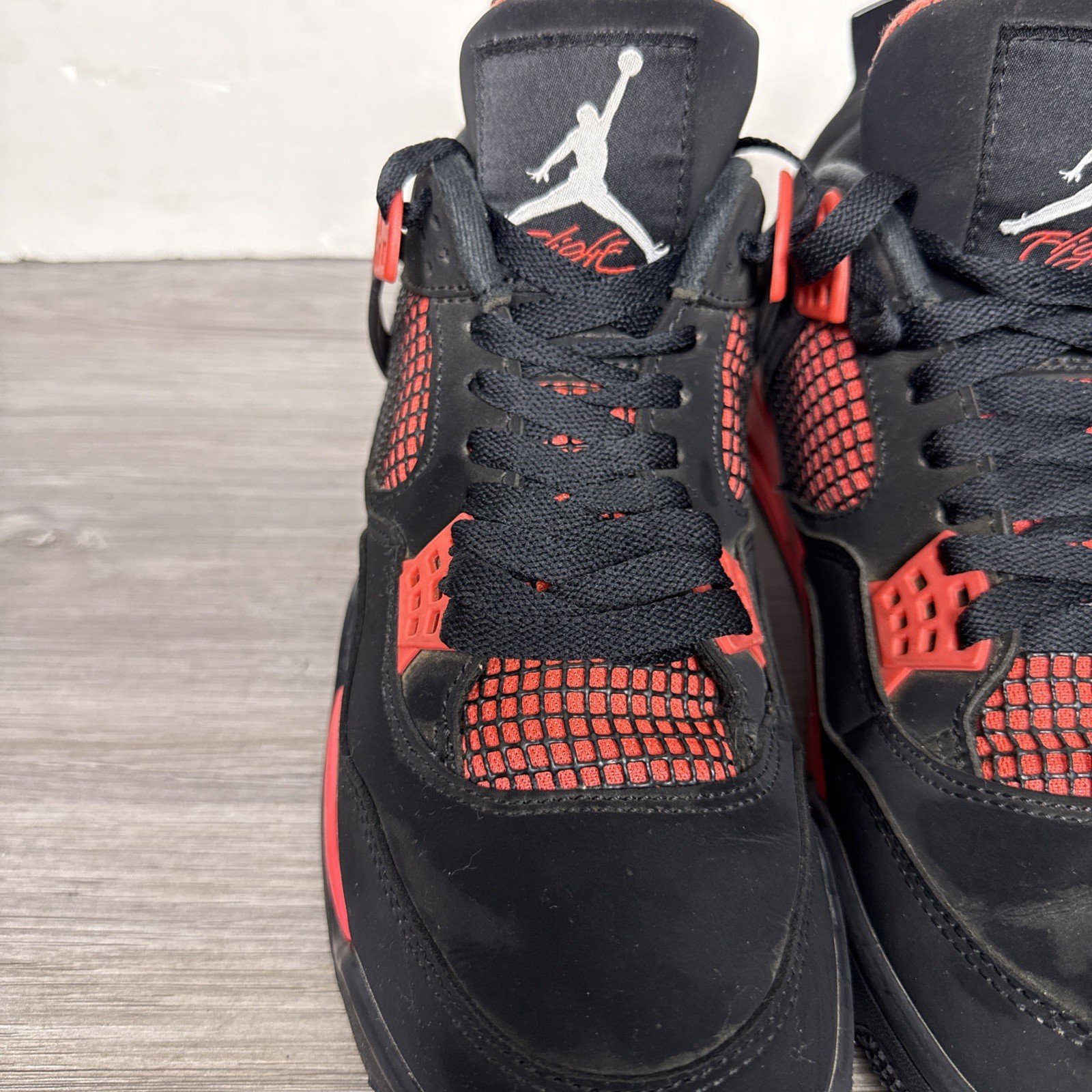 jordan air jordan 4 retro red thunder black red men's mid top sneaker ct8527 016 jordan air jordan 4 retro red thunder black red men's mid top sneaker ct8527 016