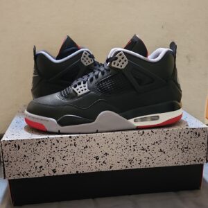 jordan air jordan 4 retro bred reimagined black/red fv5029 006