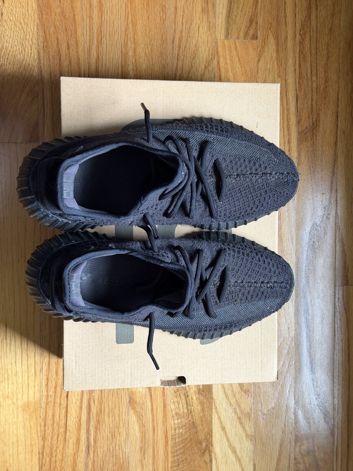 adidas yeezy boost 350 v2 “triple (non relective) black, size 9, with box adidas yeezy boost 350 v2 “triple (non relective) black, size 9, with box