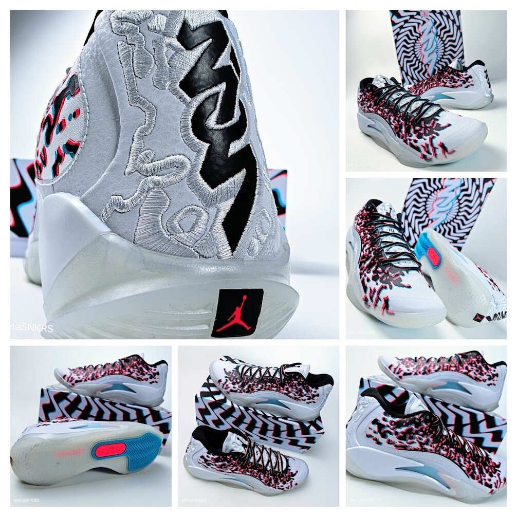 air jordan us 13 men's white black pink grey blue ice nike basketball zion 3 nib air jordan us 13 men's white black pink grey blue ice nike basketball zion 3 nib