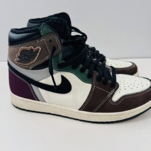 nike air jordan 1 retro high og hand crafted dh3097 001 mens sz 10.5 brown multi