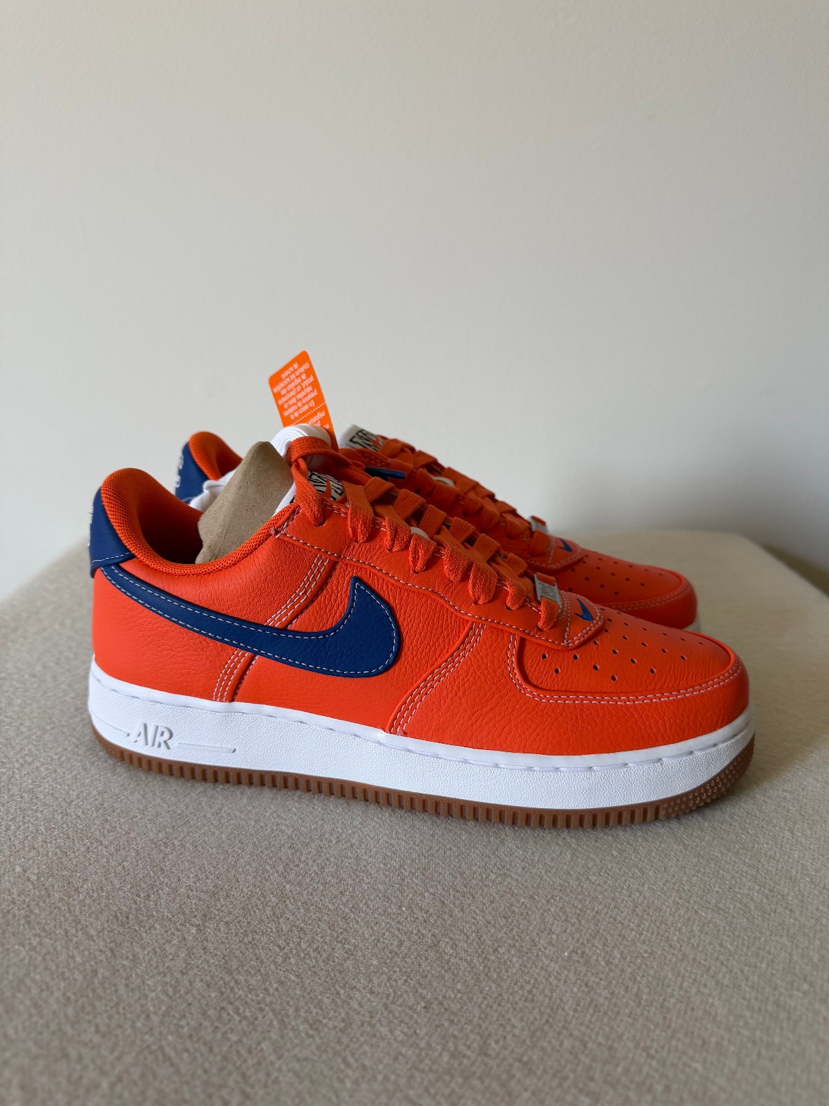 nike air force 1 low nyc new york knicks size 9.5 orange iv2705 819 nike air force 1 low nyc new york knicks size 9.5 orange iv2705 819