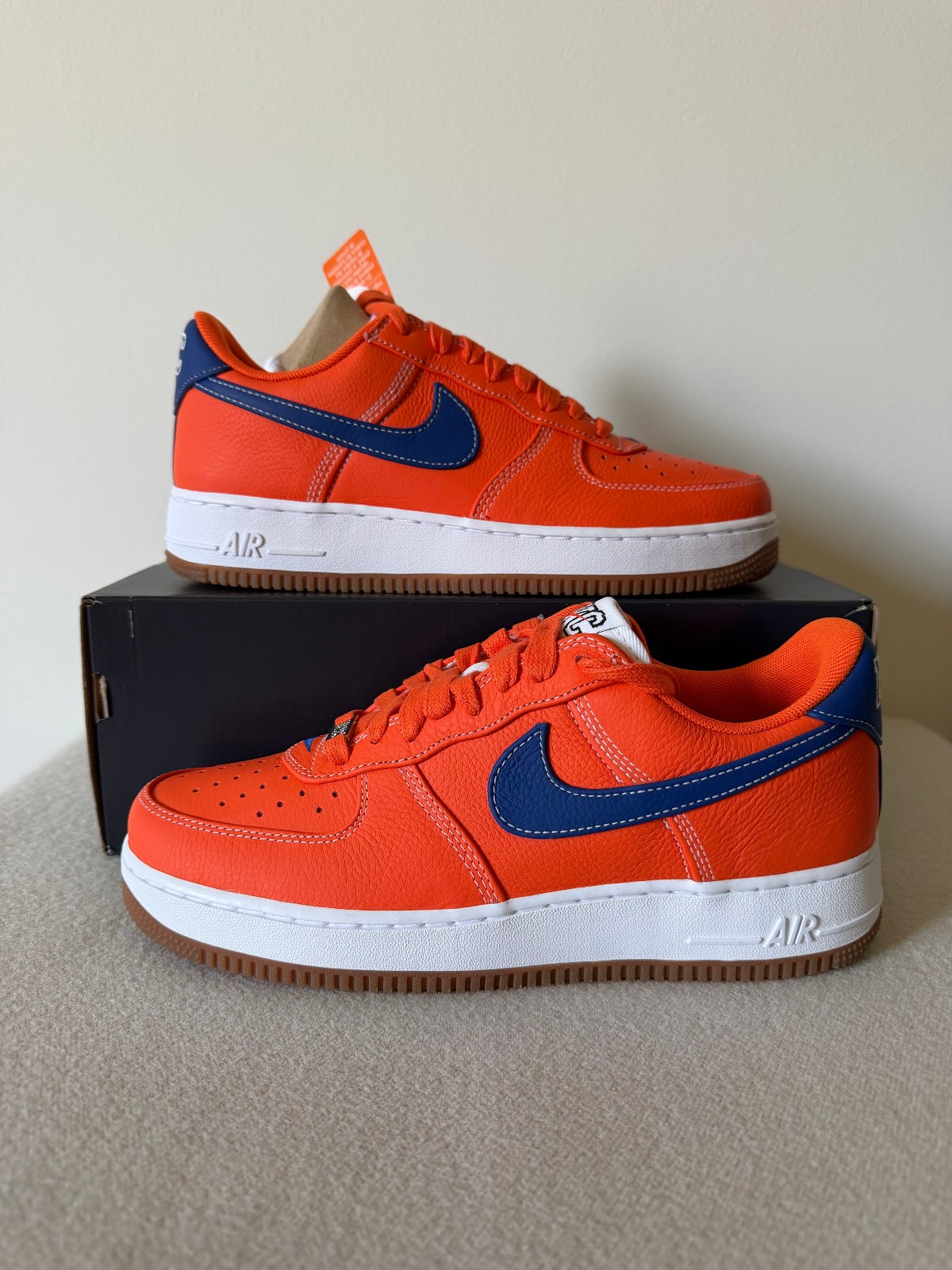 nike air force 1 low nyc new york knicks size 9.5 orange iv2705 819 nike air force 1 low nyc new york knicks size 9.5 orange iv2705 819