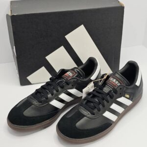 adidas samba classic core black white men's size 8.5 brand new ih6000 retro