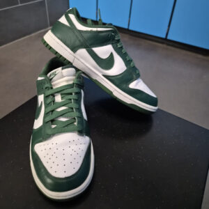 nike dunk low michigan state team green dd1391 101 size 8 with box near ds