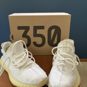 adidas yeezy boost 350 v2 triple white size 8.5 authentic kanye west