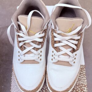 jordan air jordan 3 retro palomino ct8532 102 white brown men's sneakers