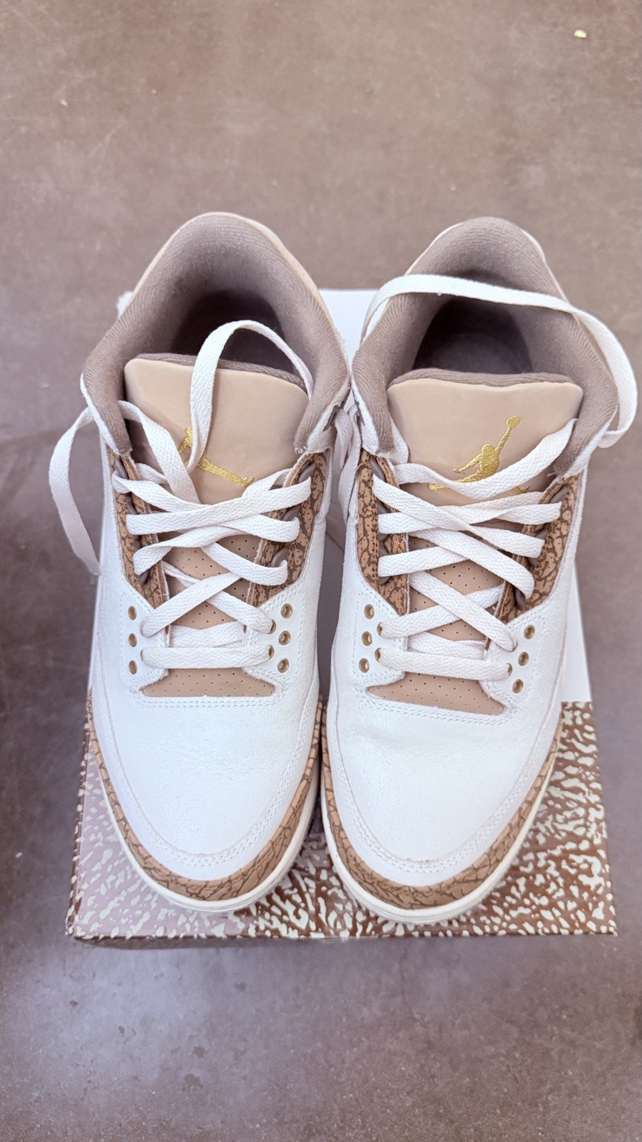 jordan air jordan 3 retro palomino ct8532 102 white brown men's sneakers jordan air jordan 3 retro palomino ct8532 102 white brown men's sneakers