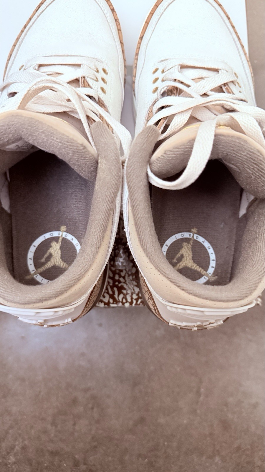 jordan air jordan 3 retro palomino ct8532 102 white brown men's sneakers jordan air jordan 3 retro palomino ct8532 102 white brown men's sneakers