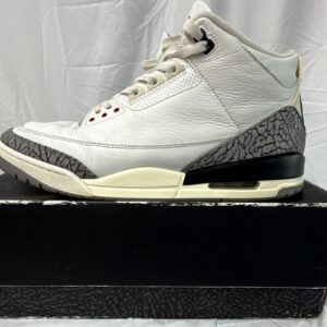 jordan air jordan 3 retro white cement summit white dn3707 100 size 14.
