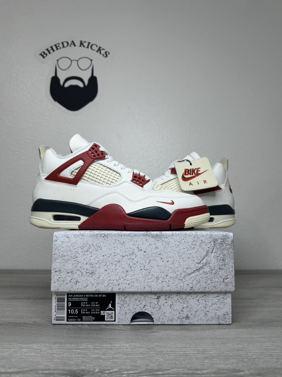 size 9 nigel sylvester x air jordan 4 og sail brick after brick’ iq8055 100 ds size 9 nigel sylvester x air jordan 4 og sail brick after brick’ iq8055 100 ds