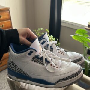 jordan 3 wizards size 8 og all