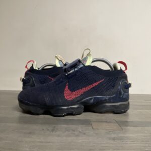 nike air vapormax 2020 flyknit obsidian siren red shoes cw1765 400 men's size 8