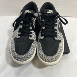 nike air jordan 1 low retro black cement cz0790 001 men’s 7.5