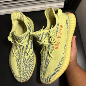 adidas yeezy boost 350 v2 low semi frozen yellow size 12 clean condition