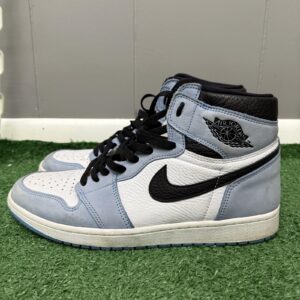 nike air jordan 1 retro high og shoes mens 12 university blue unc 555088 134