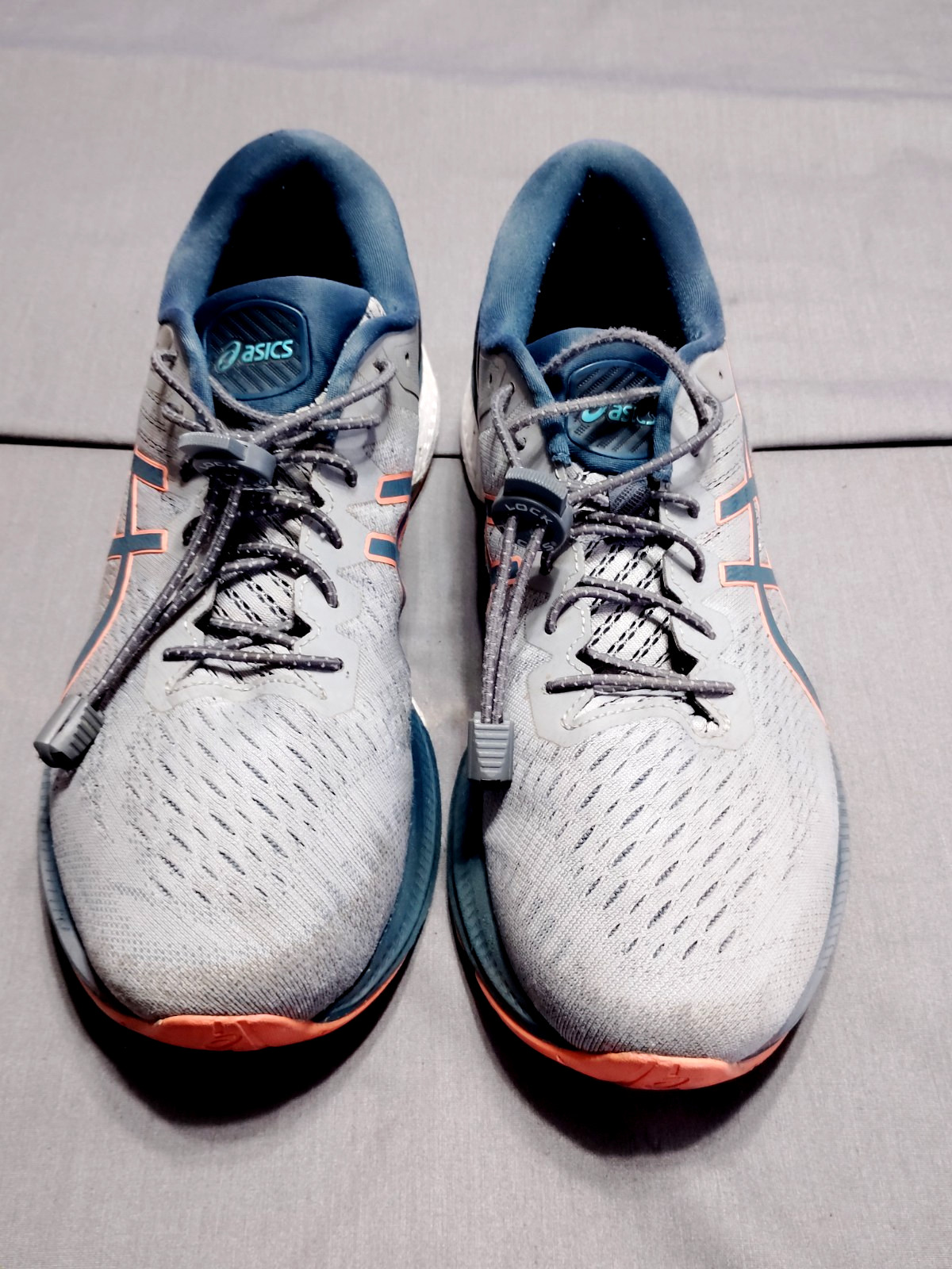 asics gel kayano 27 1011a767 athletic shoes men 10 gray blue running sport prepp asics gel kayano 27 1011a767 athletic shoes men 10 gray blue running sport prepp
