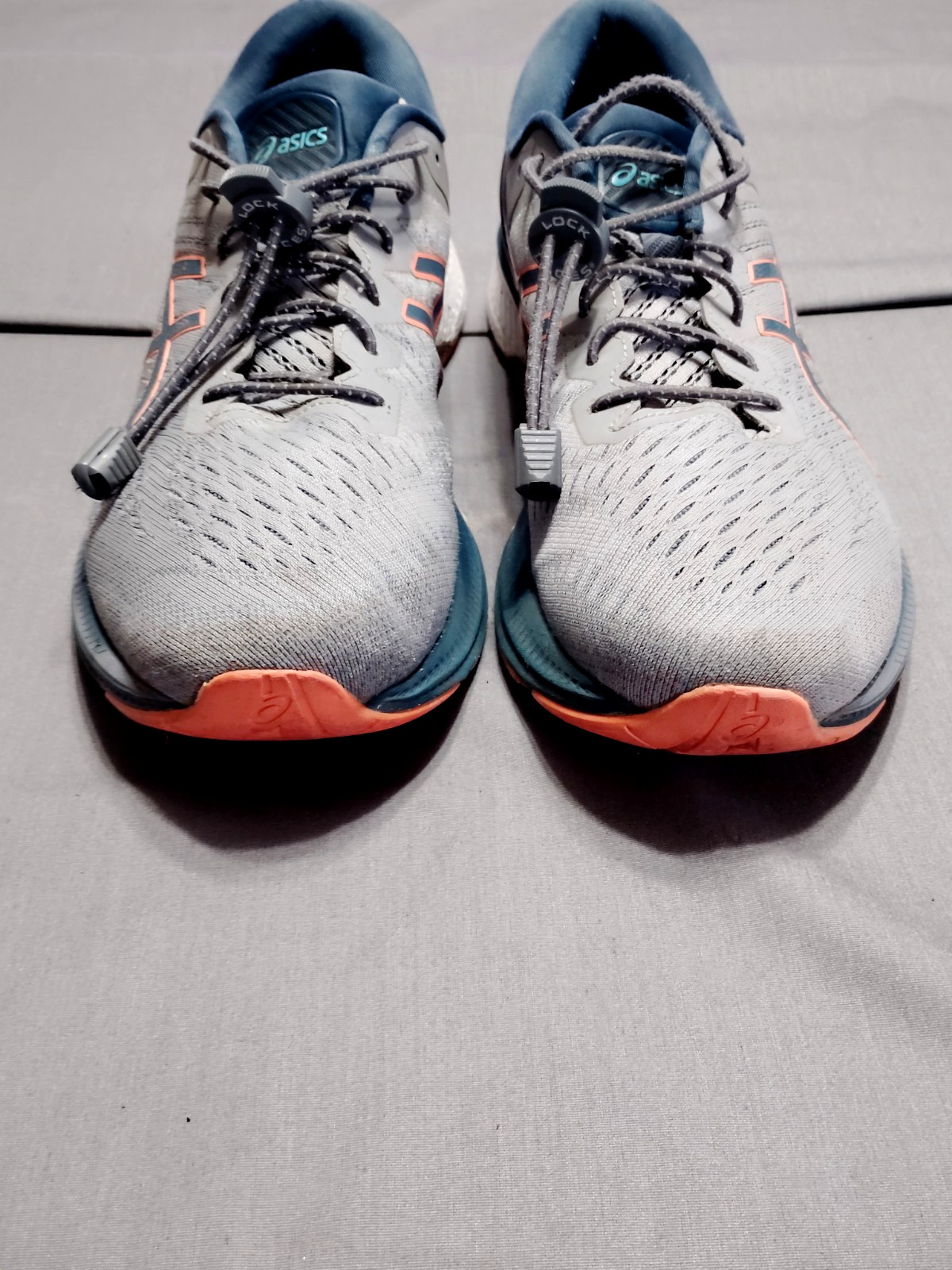 asics gel kayano 27 1011a767 athletic shoes men 10 gray blue running sport prepp asics gel kayano 27 1011a767 athletic shoes men 10 gray blue running sport prepp