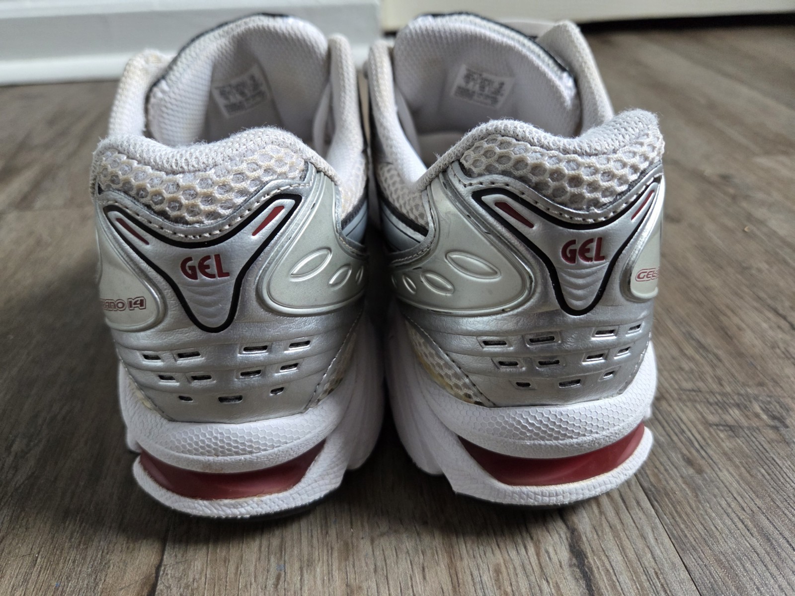 asics gel kayano 14 low top lace up mesh sneaker silver/white/red/black asics gel kayano 14 low top lace up mesh sneaker silver/white/red/black