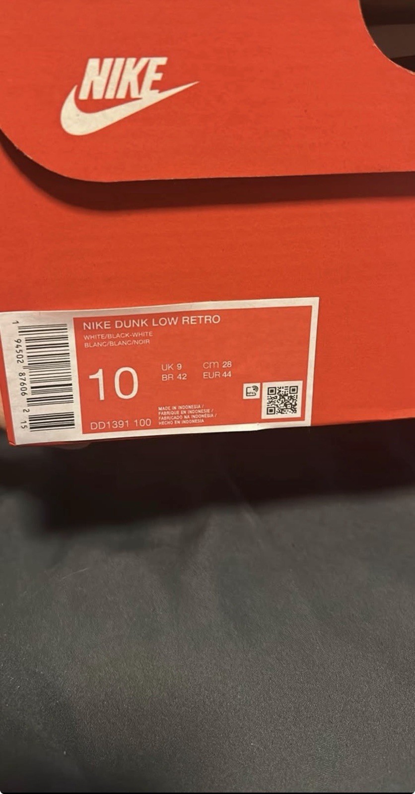nike dunk low panda men’s 10 nike dunk low panda men’s 10