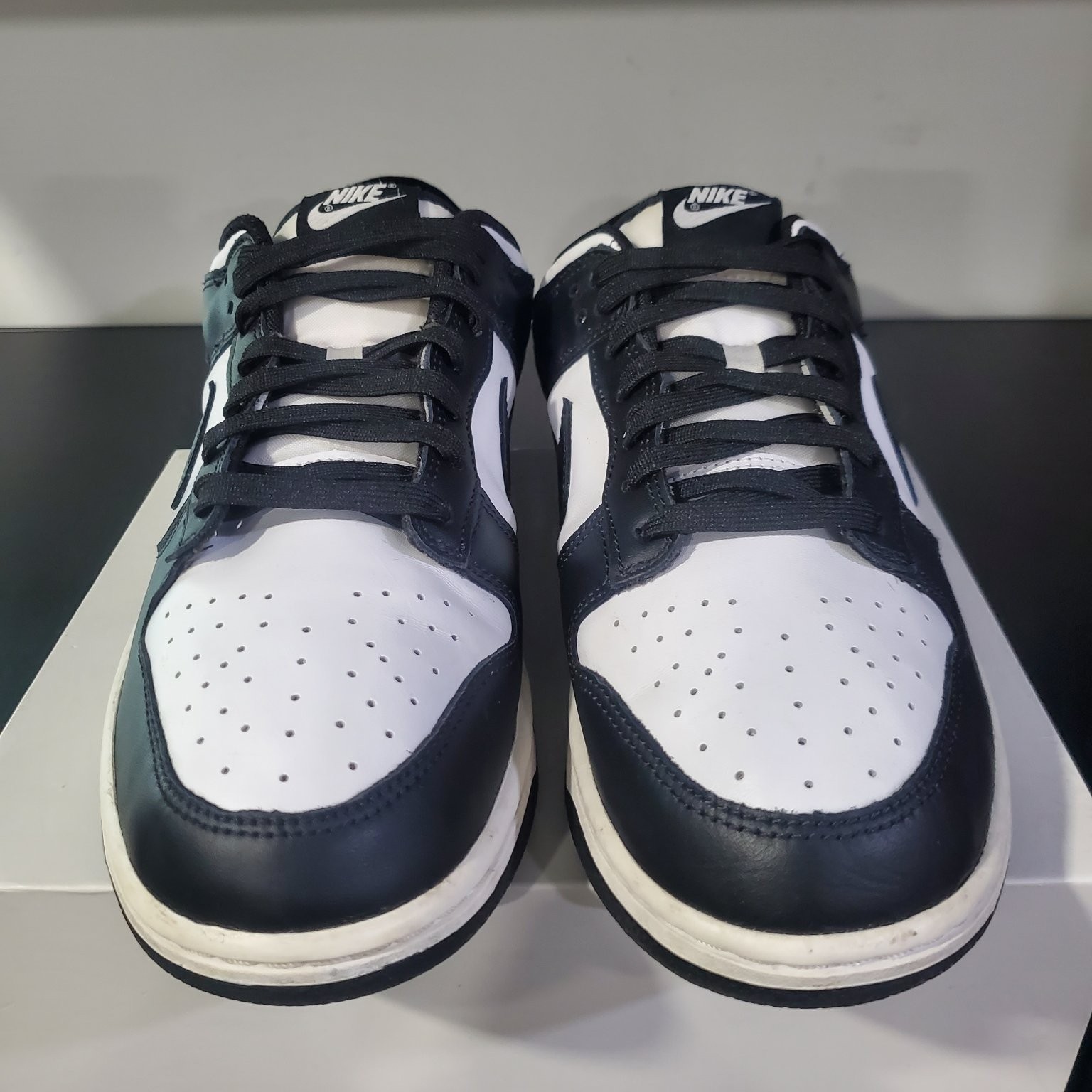 nike dunk low men's size 11 black white panda retro classic sneakers nike dunk low men's size 11 black white panda retro classic sneakers