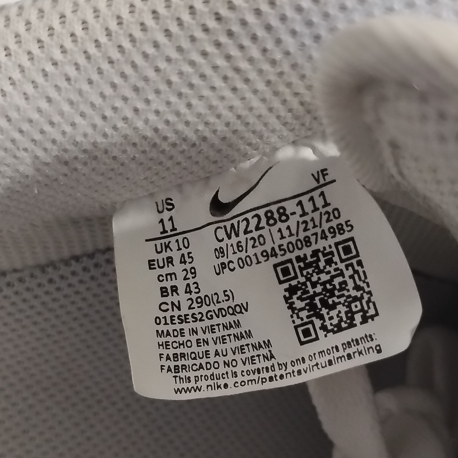 nike air force 1 '07 low triple white 2020 men's athletic sneakers cw2288 111 nike air force 1 '07 low triple white 2020 men's athletic sneakers cw2288 111