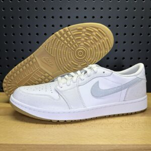 nike air jordan 1 low g golf white gum shoes dd9315 111 men’s size 10.5