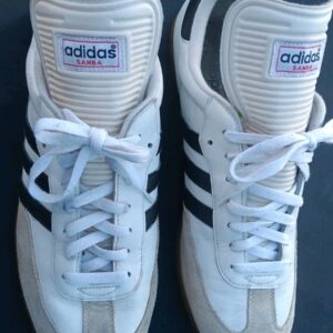 adidas samba og cloud white core black men's size 13 gum sneakers 772109 vgc!