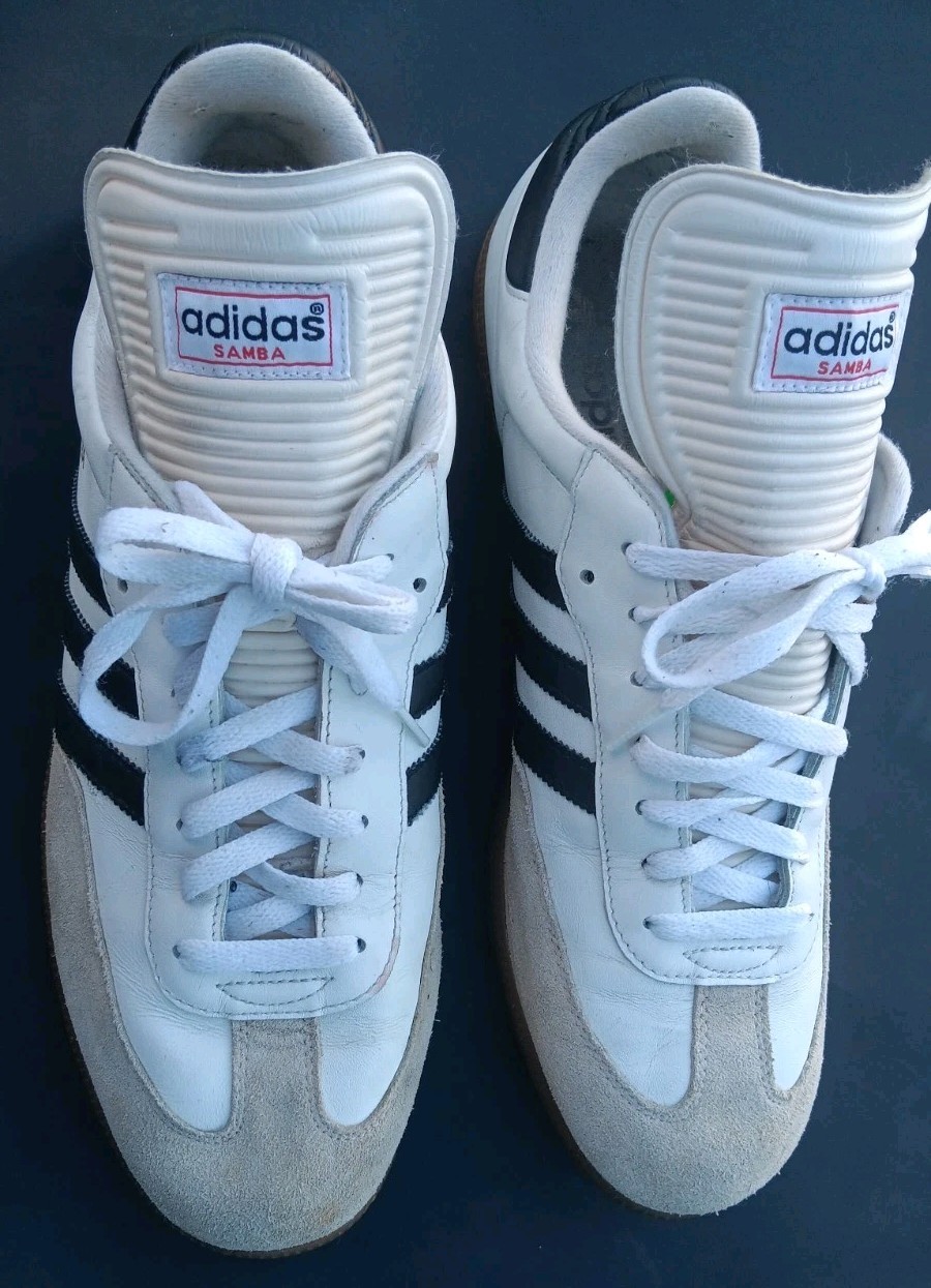 adidas samba og cloud white core black men's size 13 gum sneakers 772109 vgc! adidas samba og cloud white core black men's size 13 gum sneakers 772109 vgc!