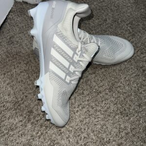 size 15 ,16 mens adidas ultraboost ultra boost football cleats talc grey jp7409