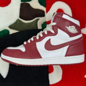 air jordan 1 retro high og artisanal team red dz5485 160 men's 12 *worn/no box*