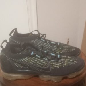 nike air vapormax 2021 flyknit black shoes sneakers do5852 900 mens size 9