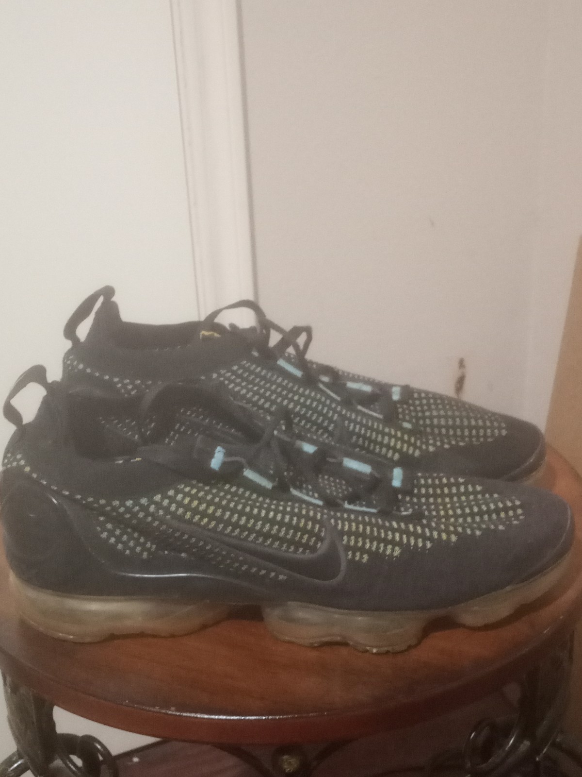 nike air vapormax 2021 flyknit black shoes sneakers do5852 900 mens size 9 nike air vapormax 2021 flyknit black shoes sneakers do5852 900 mens size 9
