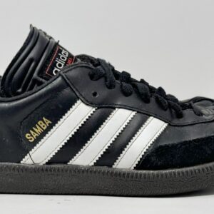 men’s adidas samba classic black white dark gum soccer shoes 034563 sz 8