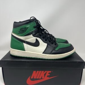 nike air jordan 1 retro high “pine green” 2018 men’s size 9.5 (555088 302) used