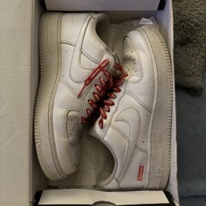 nike air force 1 supreme white