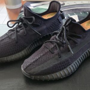 adidas yeezy boost 350 v2 onyx mens size 9.5 us euc