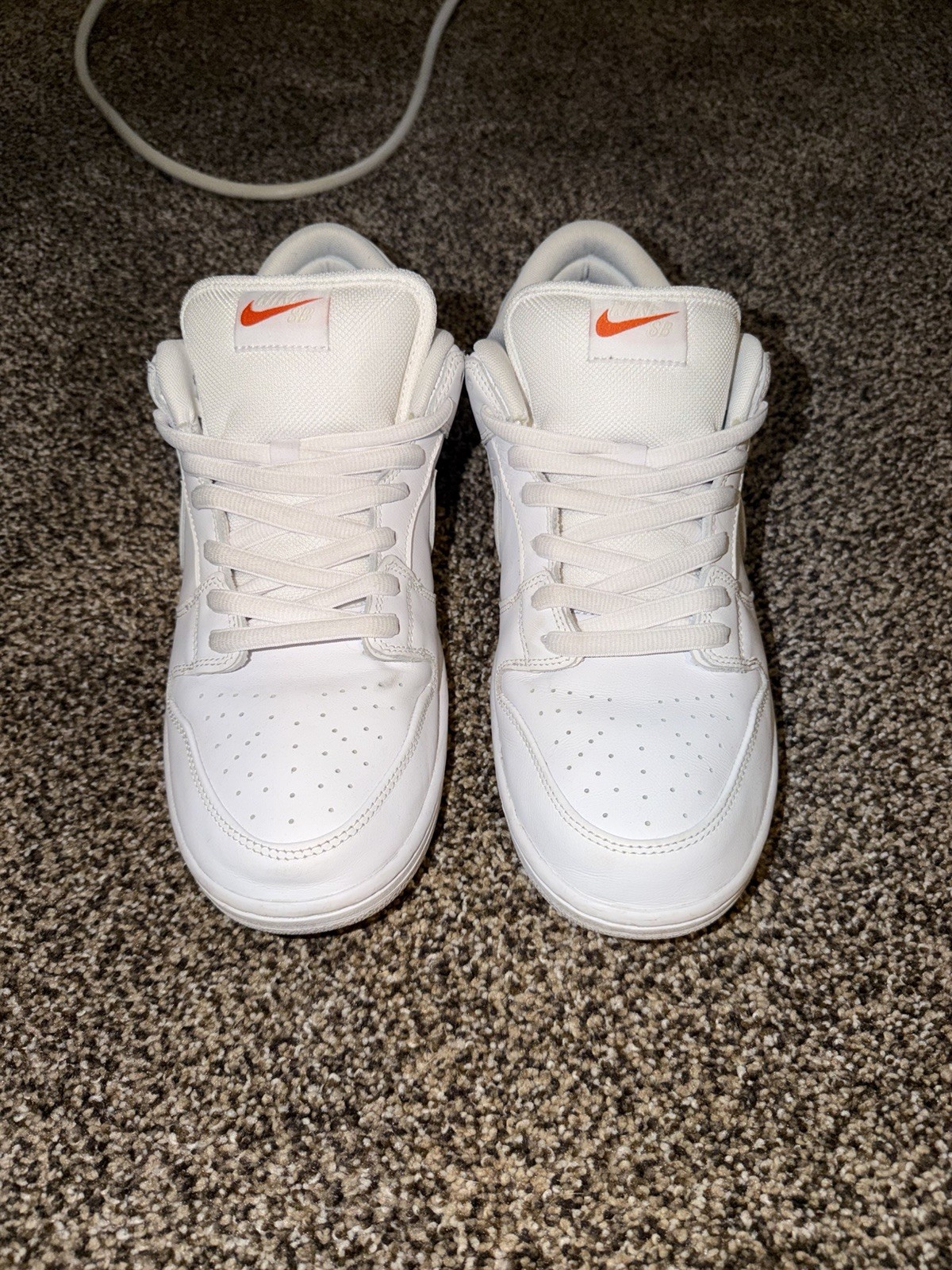 nike dunk pro sb low triple white size 13 fj1674 100 nike dunk pro sb low triple white size 13 fj1674 100