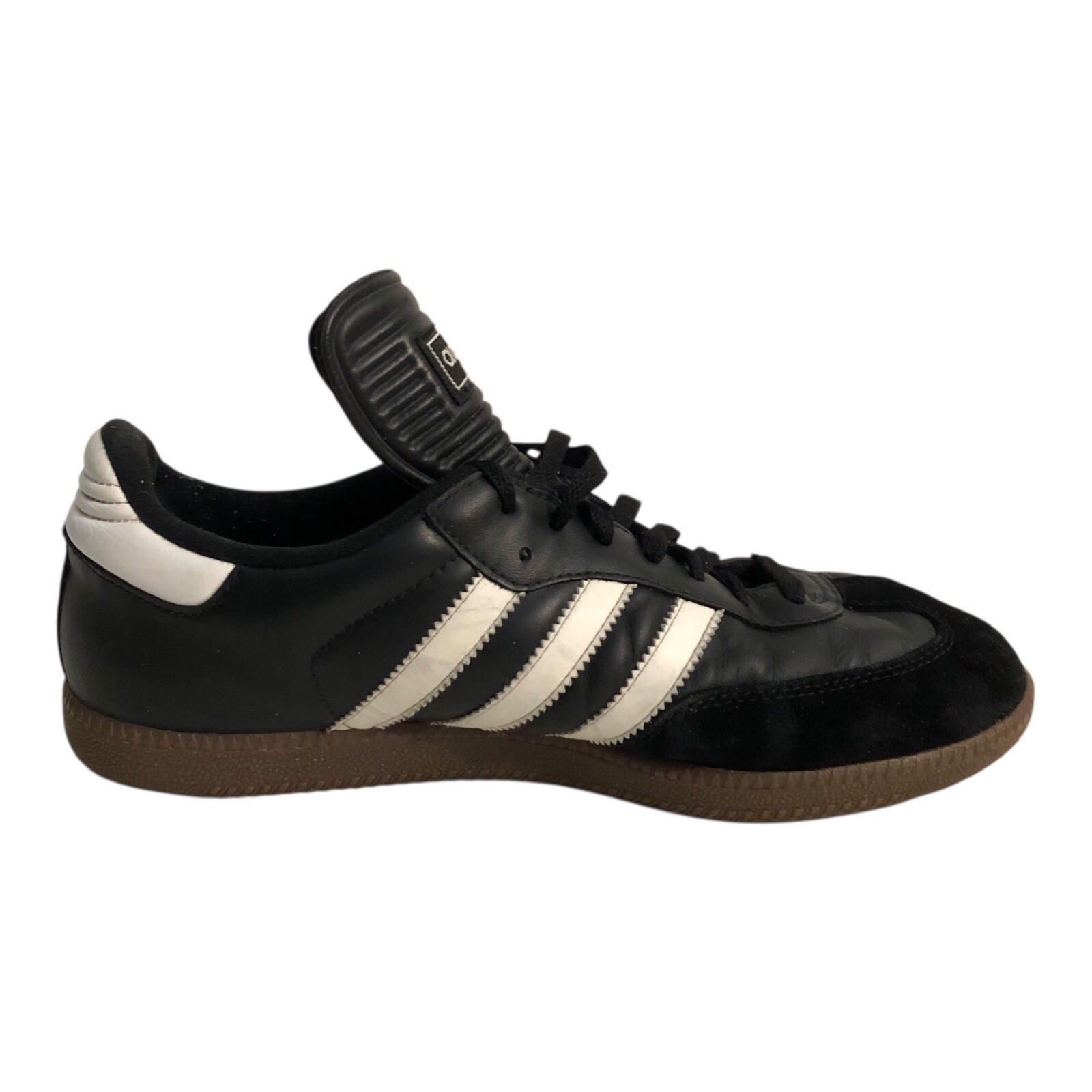 adidas samba mens size 9 classic black white leather indoor soccer shoes 034563 adidas samba mens size 9 classic black white leather indoor soccer shoes 034563