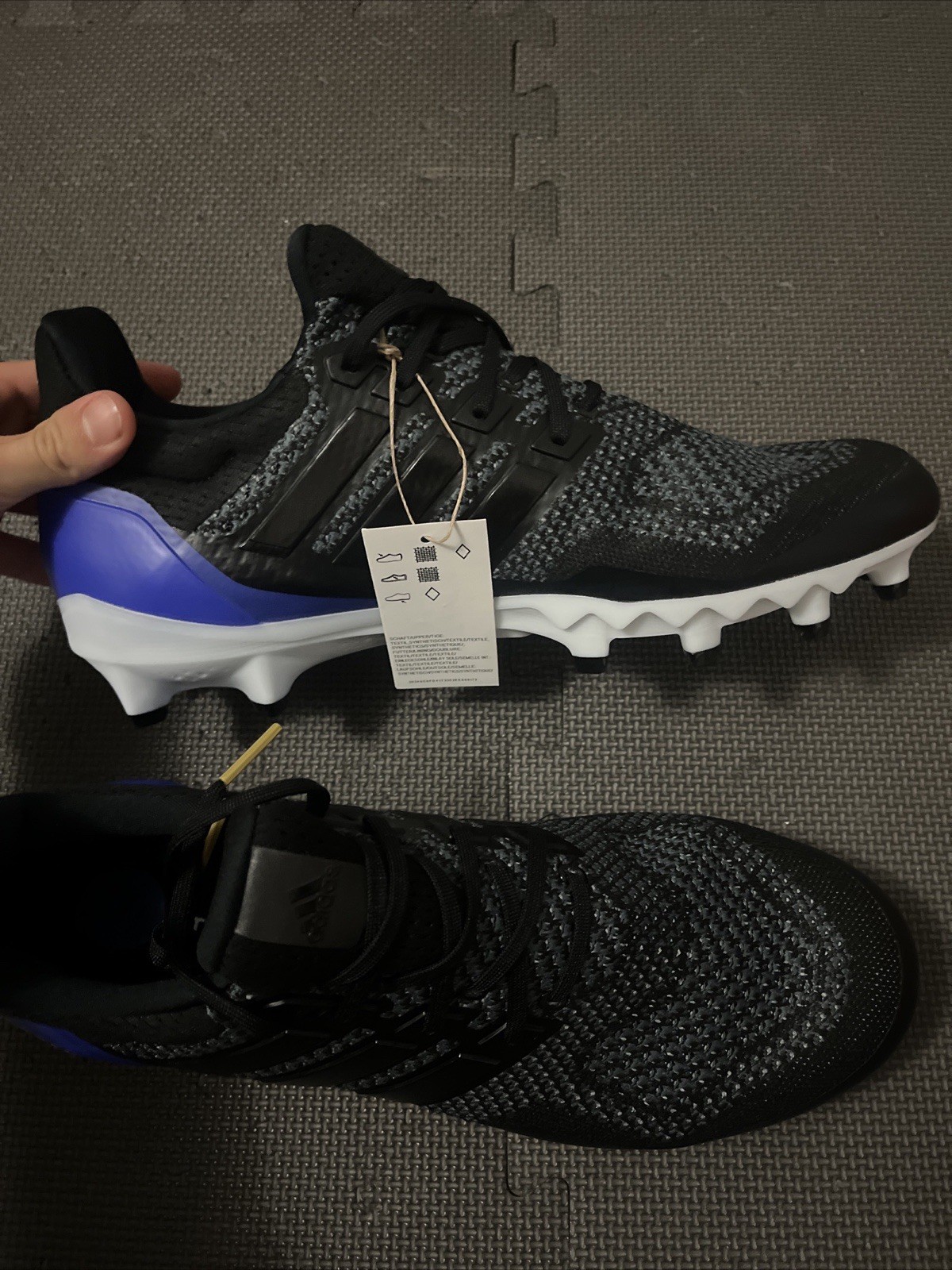 adidas ultraboost og football cleats black blue jp7410 men’s size 10 adidas ultraboost og football cleats black blue jp7410 men’s size 10