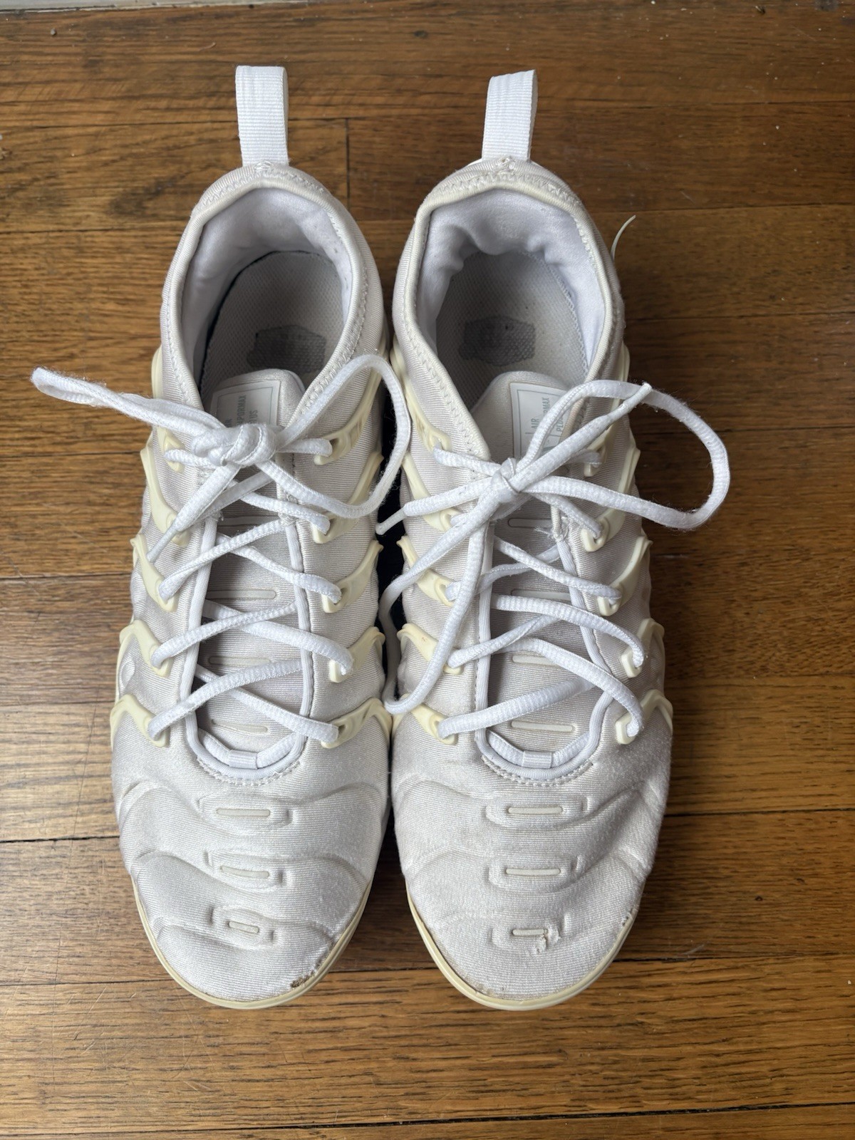 size 11.5 nike air vapormax plus men’s white off white 924453 100 size 11.5 nike air vapormax plus men’s white off white 924453 100