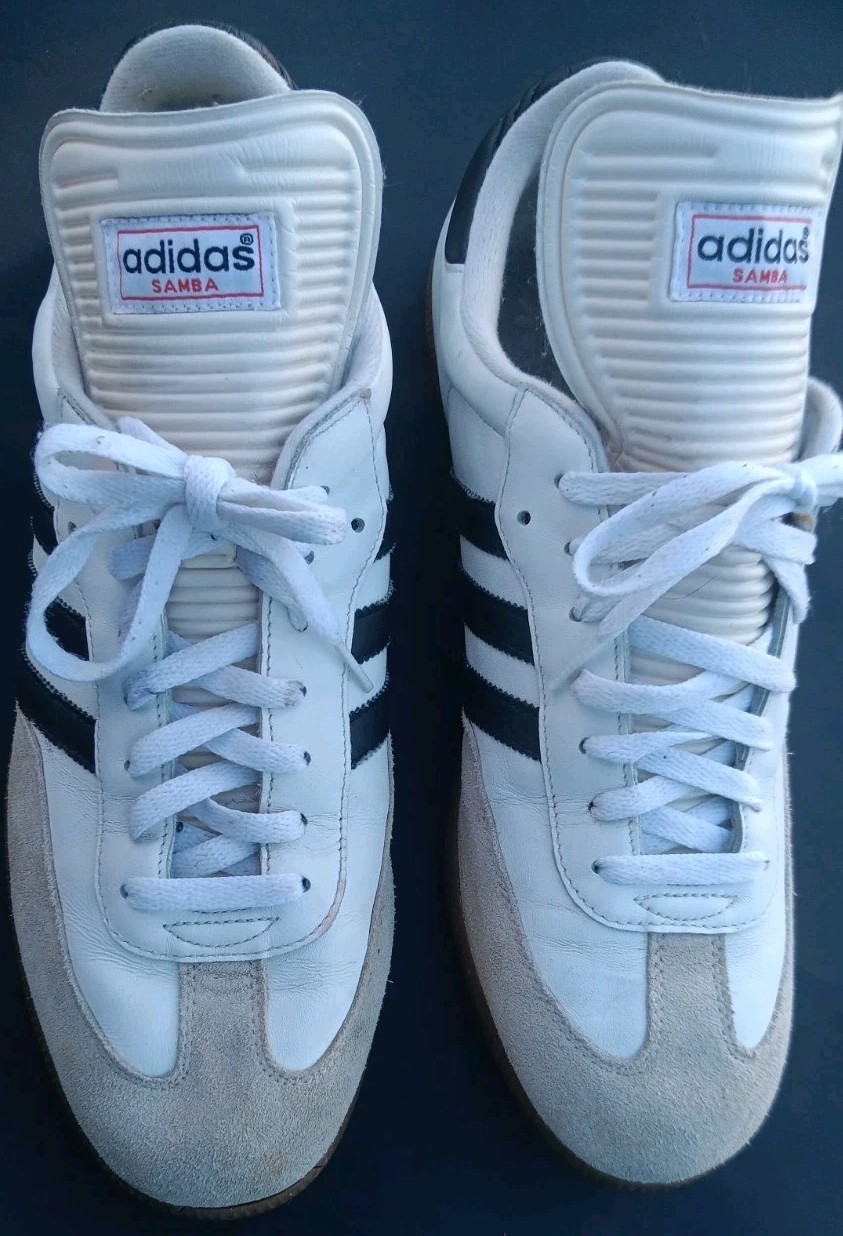adidas samba og cloud white core black men's size 13 gum sneakers 772109 vgc! adidas samba og cloud white core black men's size 13 gum sneakers 772109 vgc!