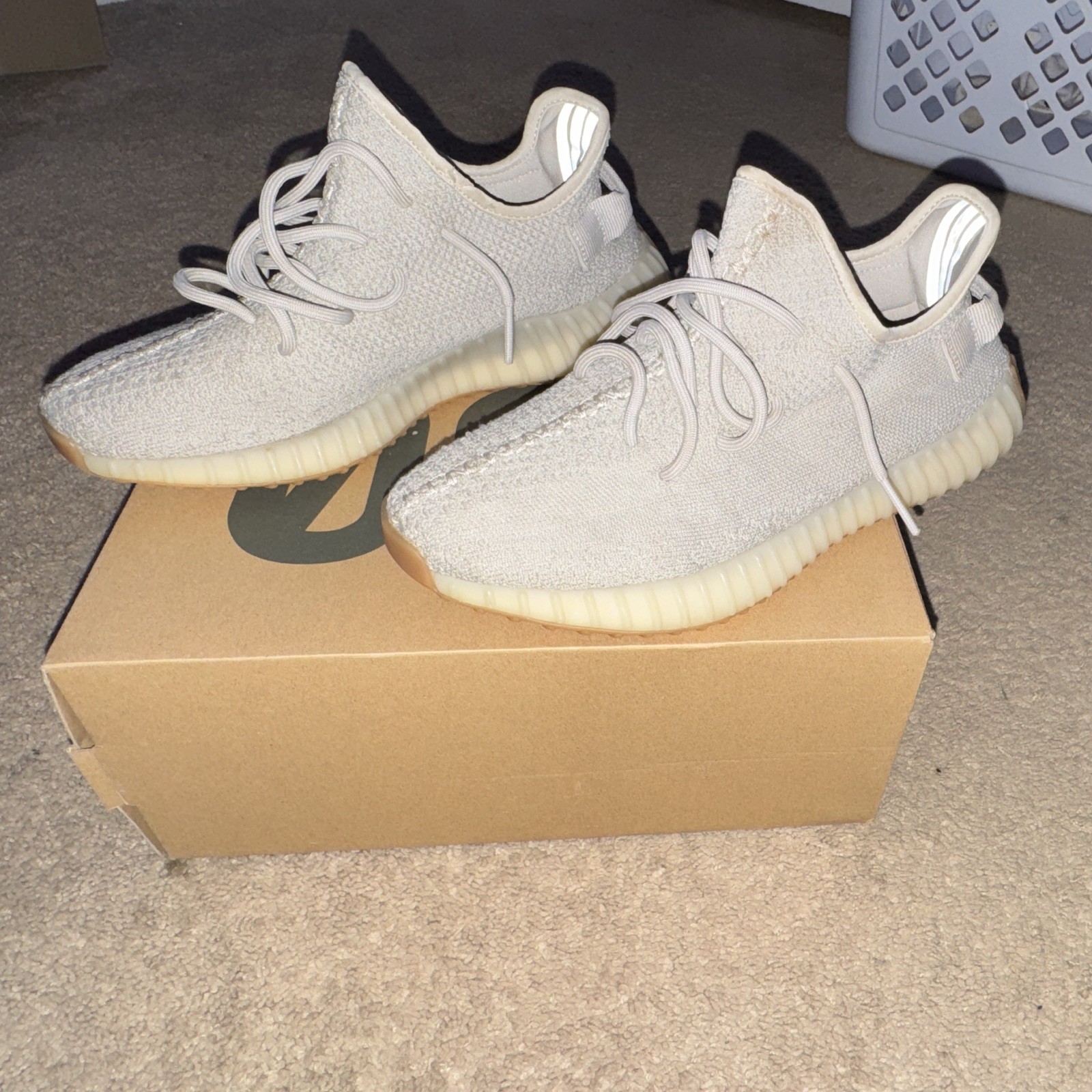 adidas yeezy boost 350 v2 sesame size 8 adidas yeezy boost 350 v2 sesame size 8