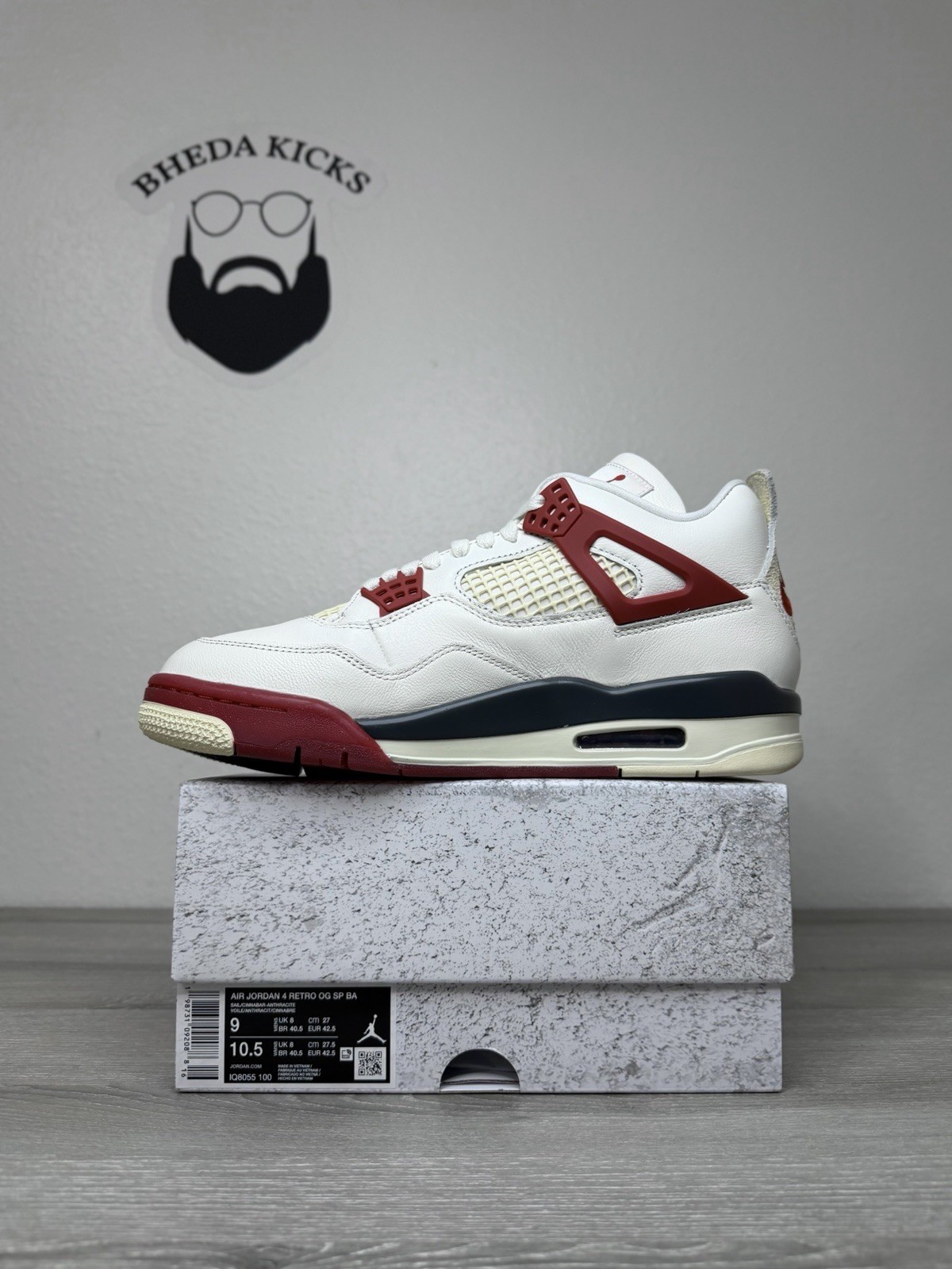 size 9 nigel sylvester x air jordan 4 og sail brick after brick’ iq8055 100 ds size 9 nigel sylvester x air jordan 4 og sail brick after brick’ iq8055 100 ds