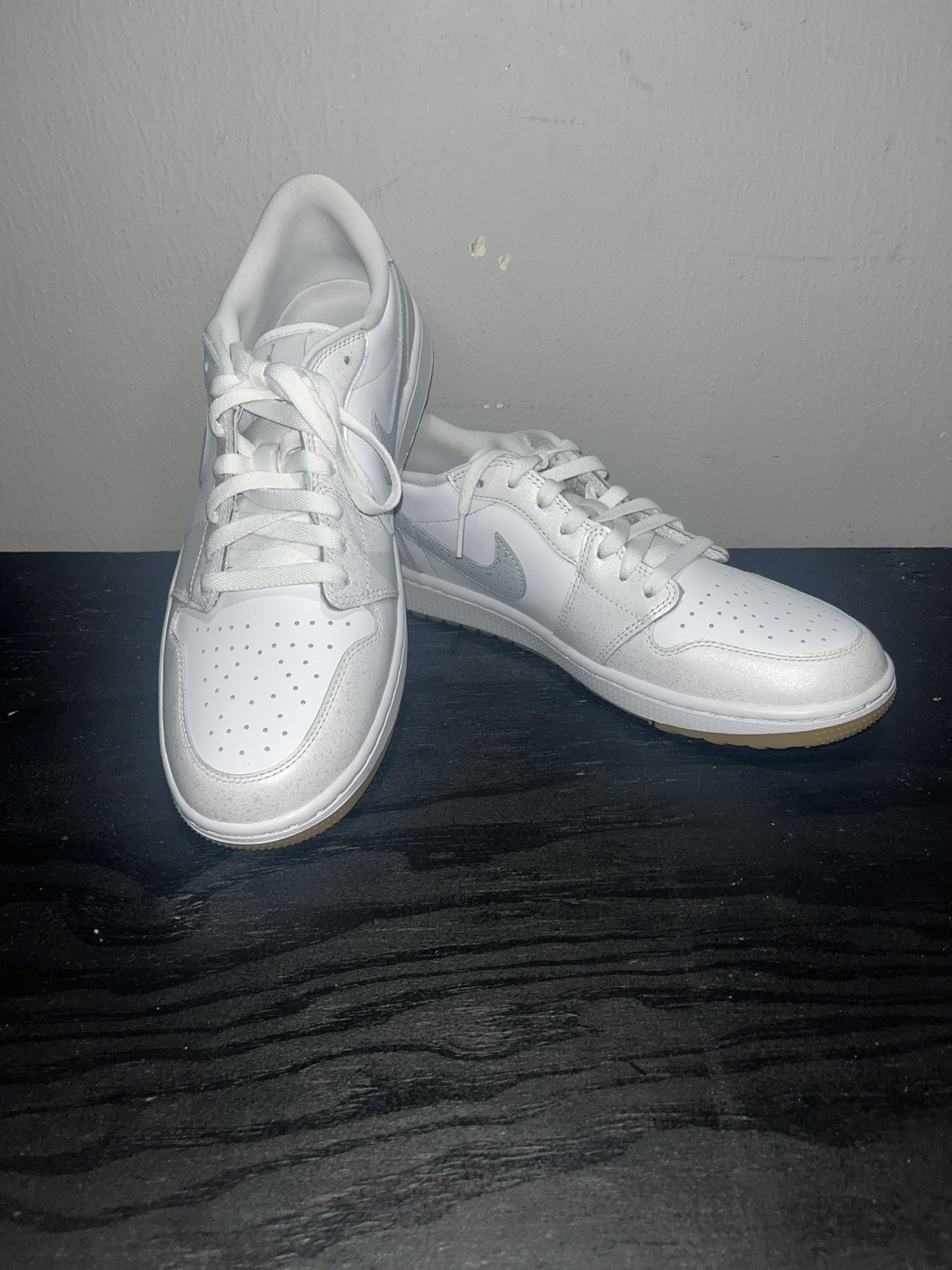 air jordan 1 low g white gum men's size 10.5 dd9315 111 golf shoes brand new! air jordan 1 low g white gum men's size 10.5 dd9315 111 golf shoes brand new!