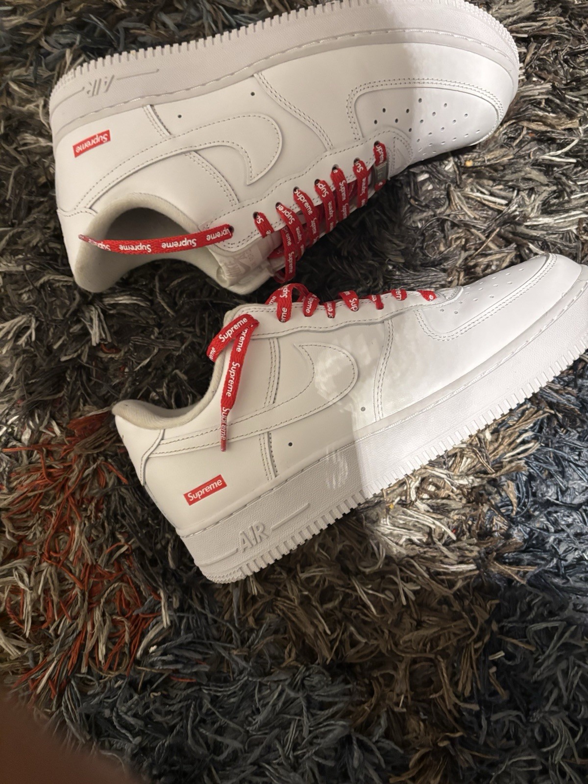 nike air force 1 low sp x supreme box logo white cu9225 100 nike air force 1 low sp x supreme box logo white cu9225 100