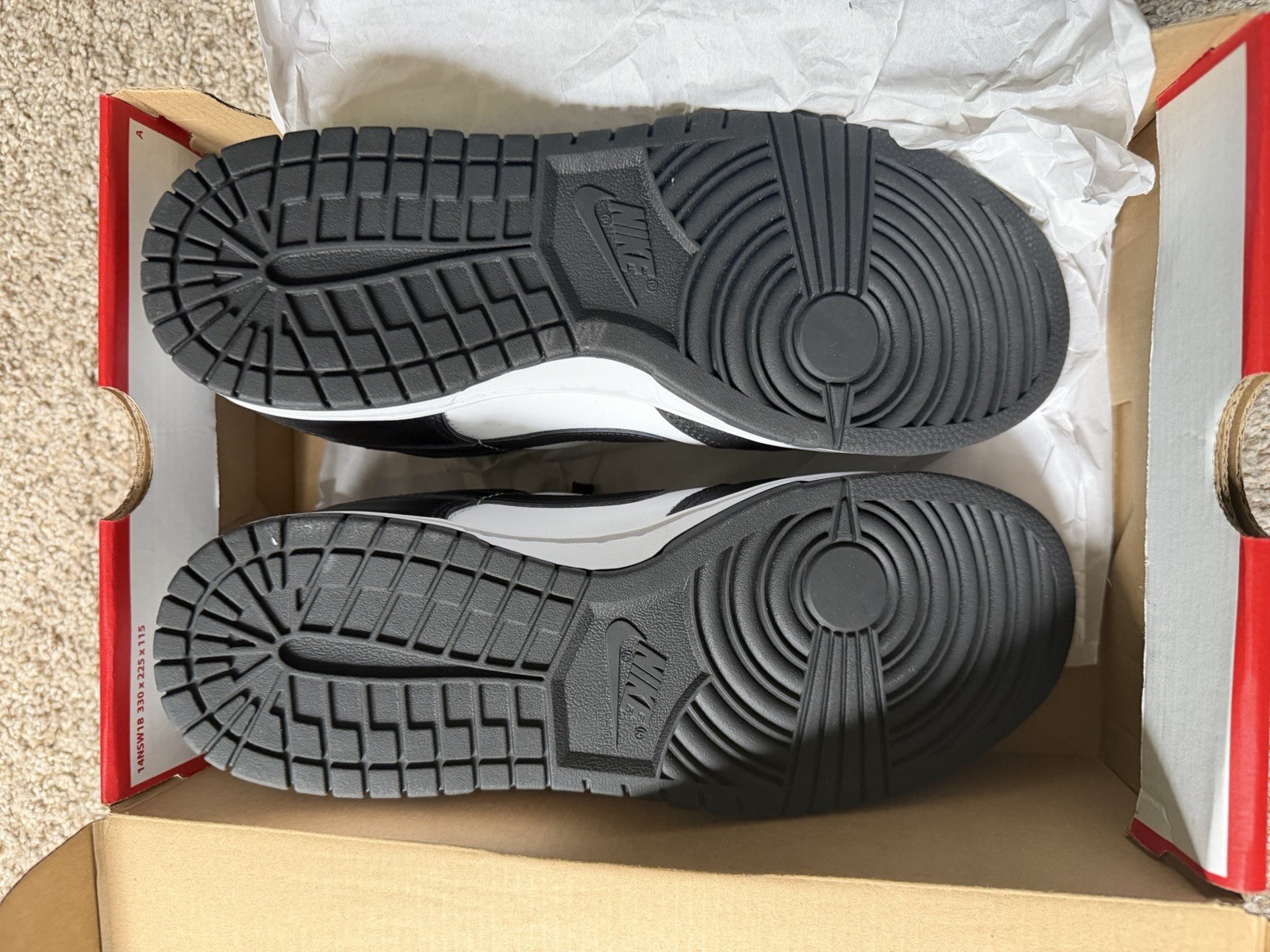 nike dunk low panda dd1391 100 size 10 nike dunk low panda dd1391 100 size 10