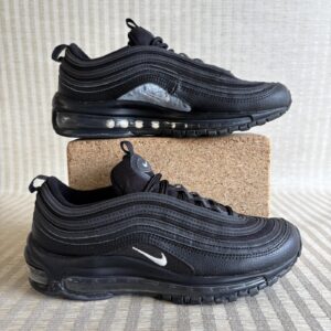 nike air max 97 shoes mens 6.5 womens 8 black anthracite sneakers 921826 015